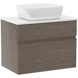 Тумба підвісна Imprese Blatna L з умивальником 80 см деревина f32108Dr Венге