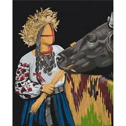Картина за номерами Brushme Господарочка ©Valeriya Macarenco 40x50 см