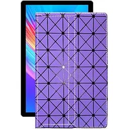 Чехол StatusCASE из экокожи для планшета Teclast M16 Фиолетовый ромб