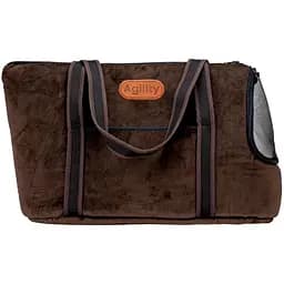 Сумка-переноска для кошек и собак Agility 51 x 27 см шоколад 