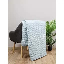 Покривало стьобане Home Line 210x240 см ментолове (183986) - мініатюра 2