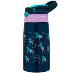 Термобутылка CoolPack Bono Blue Unicorn металлическая 350 мл (Z10670)