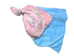 Плед з плюшем Moontime 100x80 см "Єдинороги"