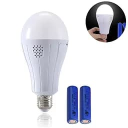 Смарт лампочка акумуляторна лампа світлодіодна на батарейках 20W LED Intelligent Bulb E27 - мініатюра 2