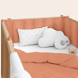 Бортики в дитяче ліжечко Cosas Amber 30 х 120 см (WeltBed_75Terrakot_30x120) - мініатюра 2