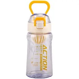 Пляшка для спорту Elisey Action пластикова 550 мл біла (9217-016)