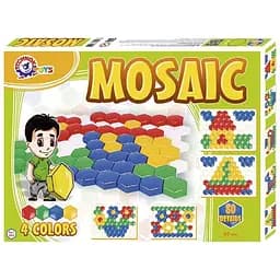 Дитяча розвиваюча мозаїка для малюків ТехноК №1, 2063TXK, 80 деталей