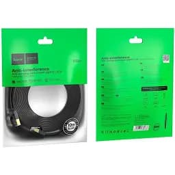 Патч-корд Hoco US07 General Cat 6 U/UTP Pure Copper Flat Network Cable 10m Black (780713) [149275] - мініатюра 6