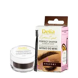 Мыло для укладки бровей Delia Eyebrow Expert Perfect Shaper Eyebrow Soap, Коричневое