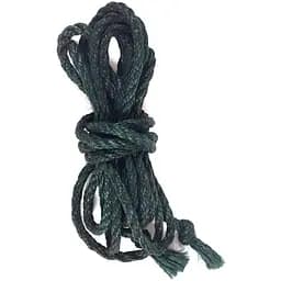 Джутова мотузка BDSM 8 метрів, 6 мм, колір зелений
