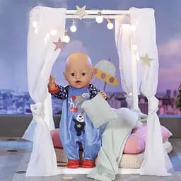 Одяг для ляльки Baby Born Святковий комбінезон синій (831090-2) - мініатюра 7