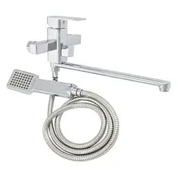 Змішувач для ванни Udis LEB7-B123 одноважільний з душовим набором Хром 30412