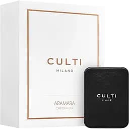 Ароматизатор Culti Milano Car Diffuser Pelle Nera C/Refill Tessuto Aramara 73X53 мм