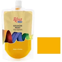 Фарба гуашева Жовта темна (923) 200 мл Rosa Studio