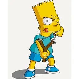 Картина за номерами без підрамника "Барт розбишака" Art Craft 16049-ACNF 40х50 см