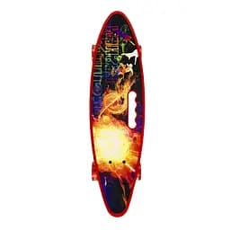 Пенні борд Fireball 24 з ручкою PU колеса зі світлом Bambi 10х60х17 см det0010138