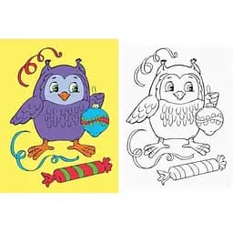 Дитяча розмальовка Ranok Creative Подивись і розфарбуй Новий рік 628009 - мініатюра 4