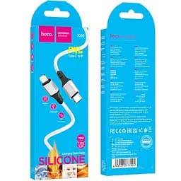 Дата кабель Hoco X86 Spear Type-C to Lightning 20W (1m) White - мініатюра 4