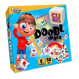 Настільна гра "Doobl Image Cubes" Danko Toys DBI-04-01U 6 дерев'яних кубиків