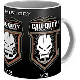 Кухоль GeekLand Call of Duty Black Ops IIЗов Довга історія логотипу CD 02.05 330 мл чорний - мініатюра 2