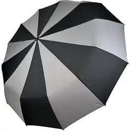 Складной зонтик полный автомат Toprain 105 см серый
