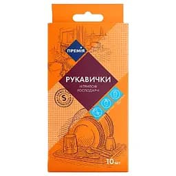 Перчатки одноразовые Премія, нитриловые, размер S, 10 шт.