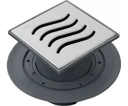 Душевой трап Pestan Confluo Vertical Dry вертикальный с фланцем 10х10 см (240159)