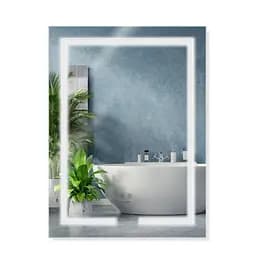 Дзеркало Kroner KRP Spiegel VR1 - 5080 з LED-підсвічуванням та антизапітнінням CV030039, Білий