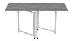 Стіл-книга трансформер Оріон 2 Ferrum-decor 750x1520x730 Білий метал ДСП Бетон 16 мм (FRD-104596) - мініатюра 5