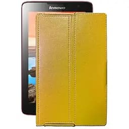 Чехол StatusCASE из экокожи для планшета Lenovo Idea Pad A5500 8 Желтый