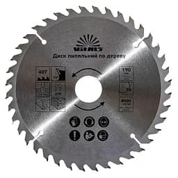 Диск пильный Vitals по дереву 190х30/20 мм ATB 40 (00000001681377)