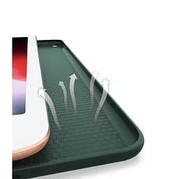 Чохол-книжка BeCover Tri Fold Soft TPU Silicone для Apple iPad Air 13" M2/M3 2024/2025 Dark Green (711470) - мініатюра 5