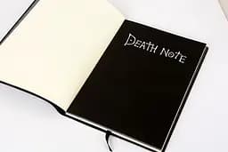 Зошит Смерті death note блокнот аніме-книжка в наборі з ручкою пером для косплею манги - мініатюра 4