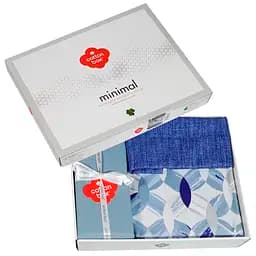 Комплект постільної білизни Supretto Кольчуга сіро-блакитний (71990002)