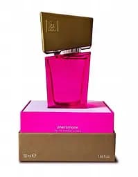 Духи с феромонами женские Shiatsu Pheromone Fragrance women pink 50 ml