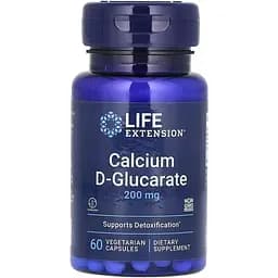 Витамины Life Extension Calcium D-Glucarate 200 мг 60 капсул