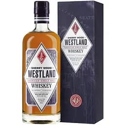 Віскі Westland Sherry Wood American Single Malt Whiskey 46% 0.7 л в  подарунковій коробці