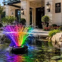 Фонтан, аератор для ставка Kruger Meier PondSplash Elite LED 20000 з LED-підсвіткою 20000 л/год - мініатюра 8