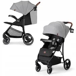 Прогулянкова коляска Kinderkraft Cruiser LX Grey - мініатюра 6