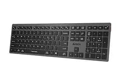 Клавіатура бездротовa A4tech FBX50C Grey, Bluetooth/2.4 ГГц, Fstyler Compact Size keyboard, USB, 300 мАгод - мініатюра 3