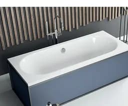 Ванна акрилова Radaway Melisa 160х75 окремо стоїть з ніжками + сифон (WA1-62-160x075S) - мініатюра 3