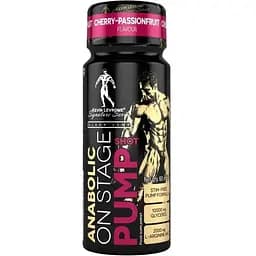 Предтренировочный комплекс Kevin Levrone Black Line Anabolic On Stage Pump Shot, 60 мл для максимального пампа - Вишня-маракуйя