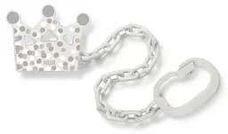 Держатель для пустышки Nuk Корона, серый, 1,5х9,2х17,3 см (10751023/3)