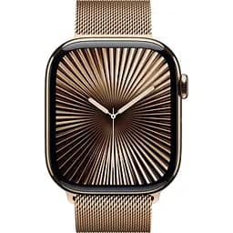 Смарт-годинник Apple Watch Series 10 GPS + Cellular 46mm Gold Titanium Case with Gold Milanese Loop M/L [MX003] [115185] - мініатюра 2