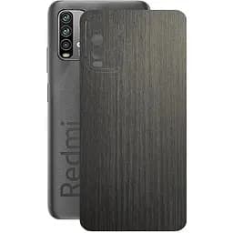 Захисна плівка StatusSKIN для Xiaomi Redmi Note 9 4G 2020 Корпус Вініл Дерево сріблясто-чорне