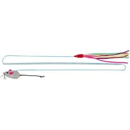 Іграшка для котів Trixie Вудка двостороння з іграшками 40 см (45746)