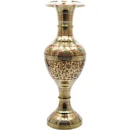 Ваза бронзова кольорова 36х11.5х11.5 см