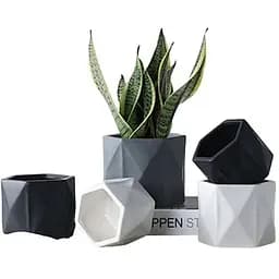 Горшок для цветов Led Linz 14.5 х 14,5 х 12 см без поддона в ассортименте (A040032)