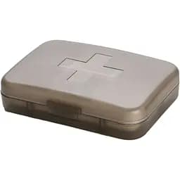 Органайзер для таблеток МВМ My Home на 6 відділень 92х65х22 мм чорний (PC-19BLACK)