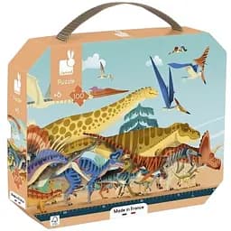 Пазл дитячий Janod Динозаври панорамний 100 елементів (J05831)